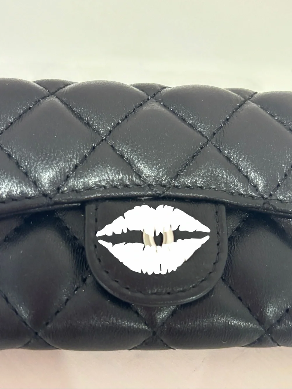 Quilted Black Wallet
